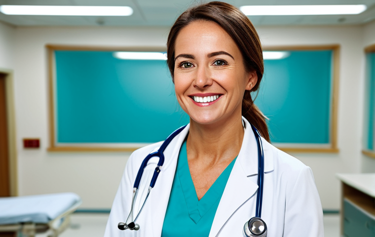 예방의학 경력 개발 계획 세우기 - **

"A professional female doctor in a modest white coat, stethoscope around her neck, smiling warml...