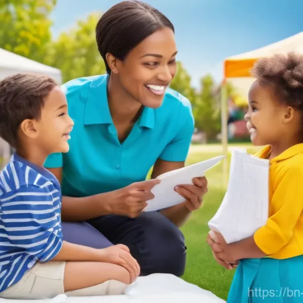 예방의학 전문가 연봉 협상 전략 - **Prompt:** A vibrant and diverse community health fair scene, centered around a public health exper...