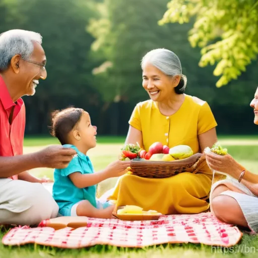 예방의학 사례 연구 리포트 작성 - **Prompt for "Family Wellness and Lifestyle":**
"A vibrant, multi-generational South Asian famil...