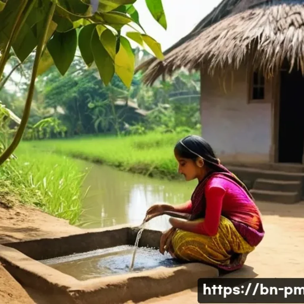 예방의학 관련 법률과 규제 이해 - **A Rural Village Scene:** "A sunlit morning in a serene Bengal village. A young girl, approximately...